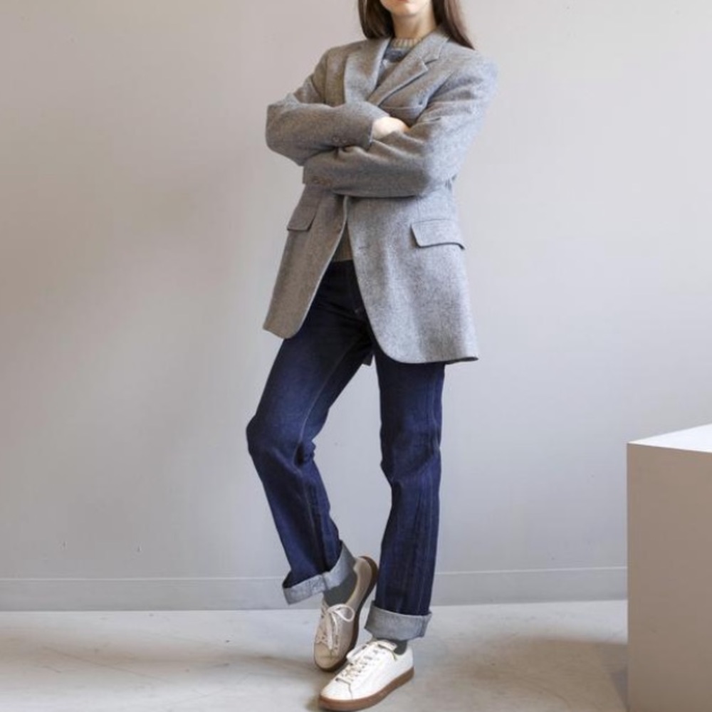 Grey Wool Blazer (everlane tagged for exposure)